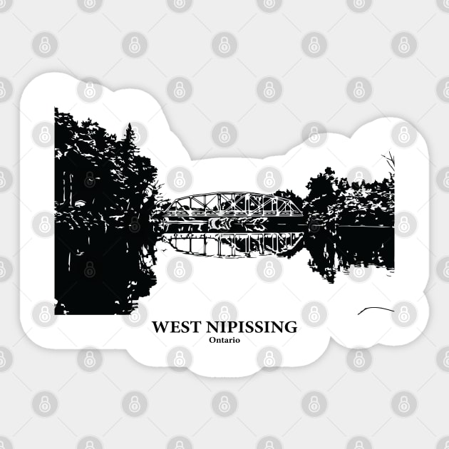 West Nipissing - Ontario Sticker by Lakeric